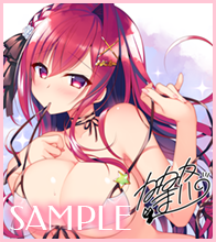 ななかまい描き下ろし複製サイン色紙